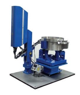 Model AP-110 Part Placer With Track And Vibratory Feeder Bowl