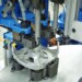 Model AP-120 Part Placer With Drop Tube And Vibratory Feeder Bowl Tooling
