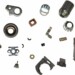 Screws of various sizes white background