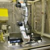 Robotic Assembly Arm Performing Work